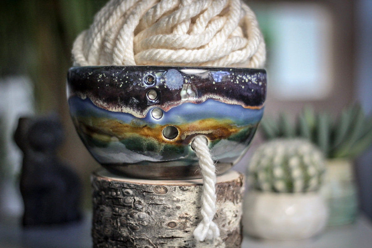 18-B Alpine Dusk PROTOTYPE Yarn Bowl - MINOR MISFIT,  - 10% off