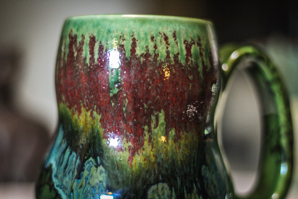 18-C Lizard King Gourd Mug - TOP SHELF, 17 oz.