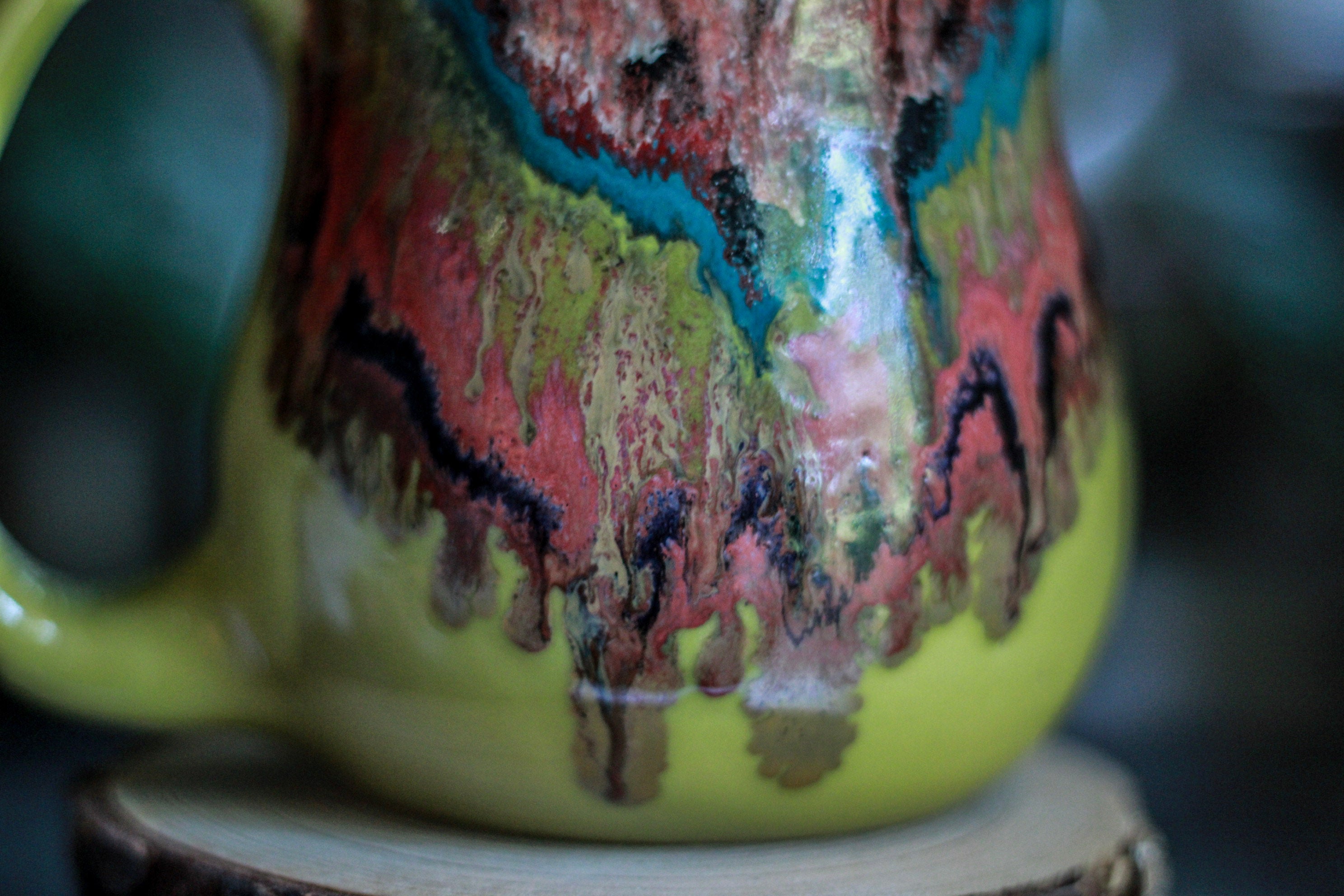 02-B Desert Rainbow Variation Gourd Mug - MINOR MISFIT, 20 oz. - 10% off