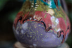 02-A Purple Rainbow Grotto Flared Mug, 26 oz.