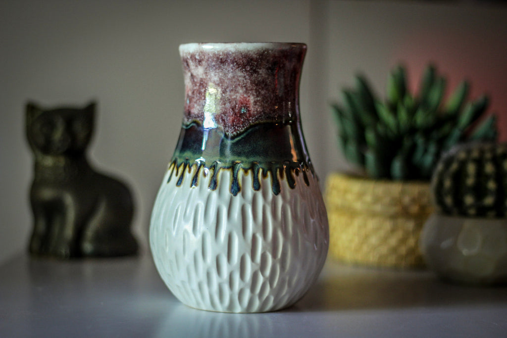 03-C PROTOTYPE Barely Flared Notched Textured Mug, 26 oz.