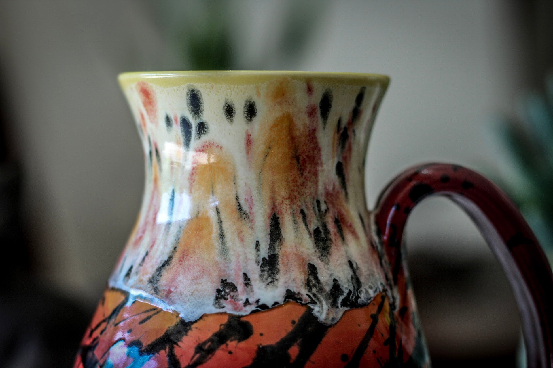02-A Rainbow Corona Flow Flared Mug - TOP SHELF, 21 oz.