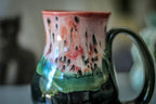 02-D Coral Meadow Flared Acorn Mug, 16 oz.