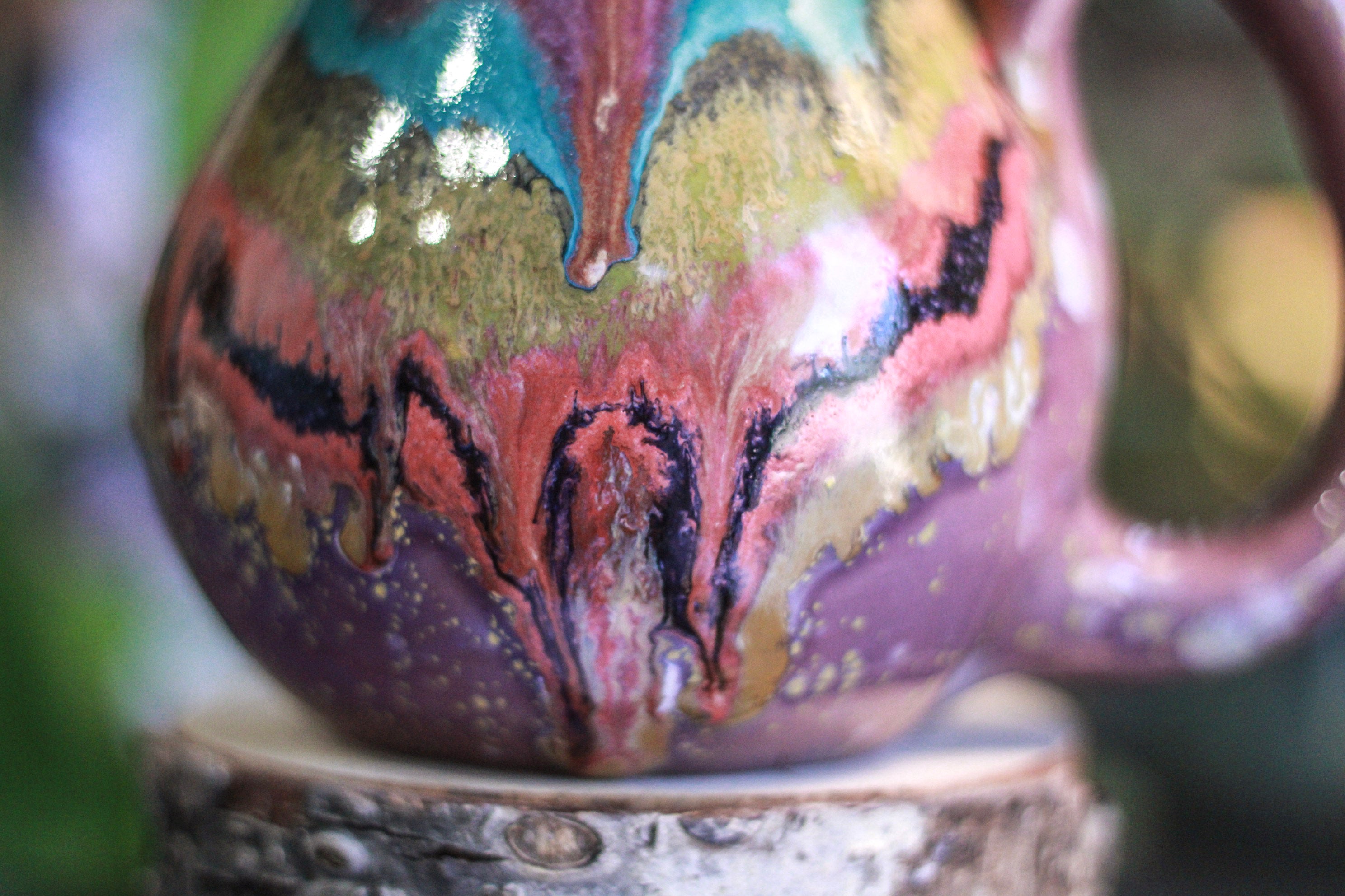 03-B Rainbow Grotto Flared Notched Mug, 23 oz.