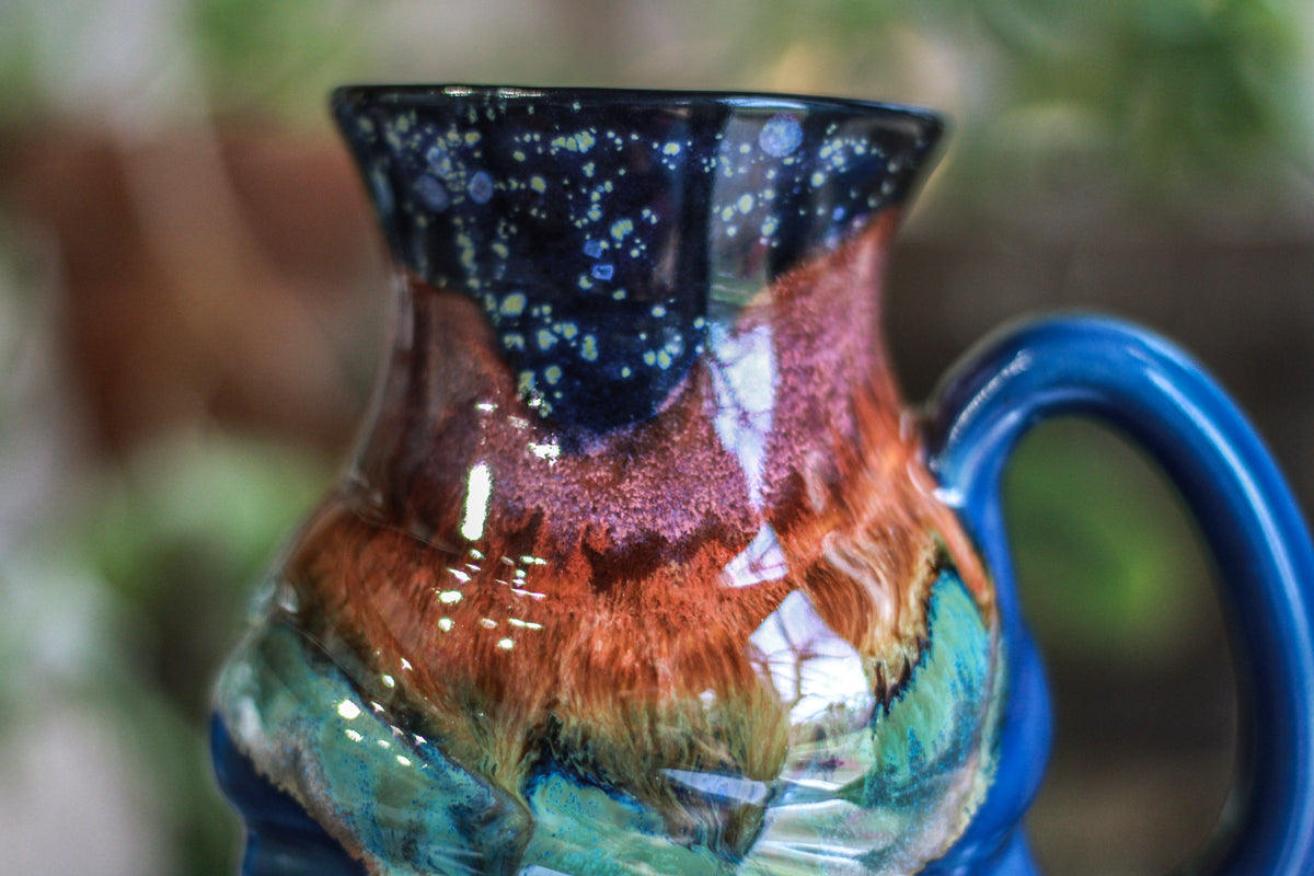 17-B Starry Night Flared Textured Mug - TOP SHELF MISFIT 21 oz.