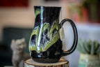 18-E Mossy Grotto Flared Acorn Notched Mug, 18 oz.