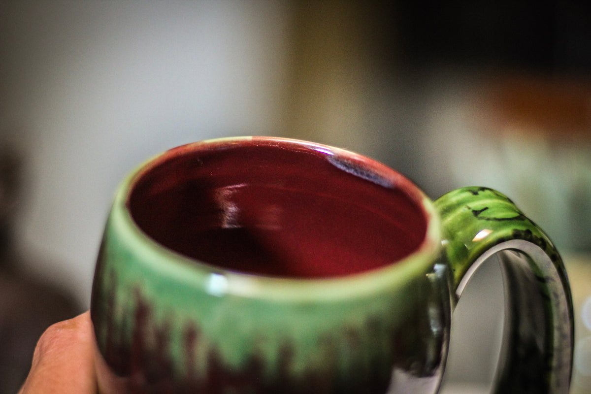 18-C Lizard King Gourd Mug - TOP SHELF, 17 oz.