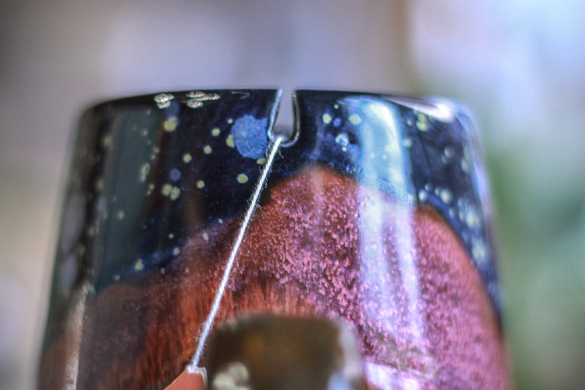 18-B Starry Night Notched Textured Mug - 24 oz.