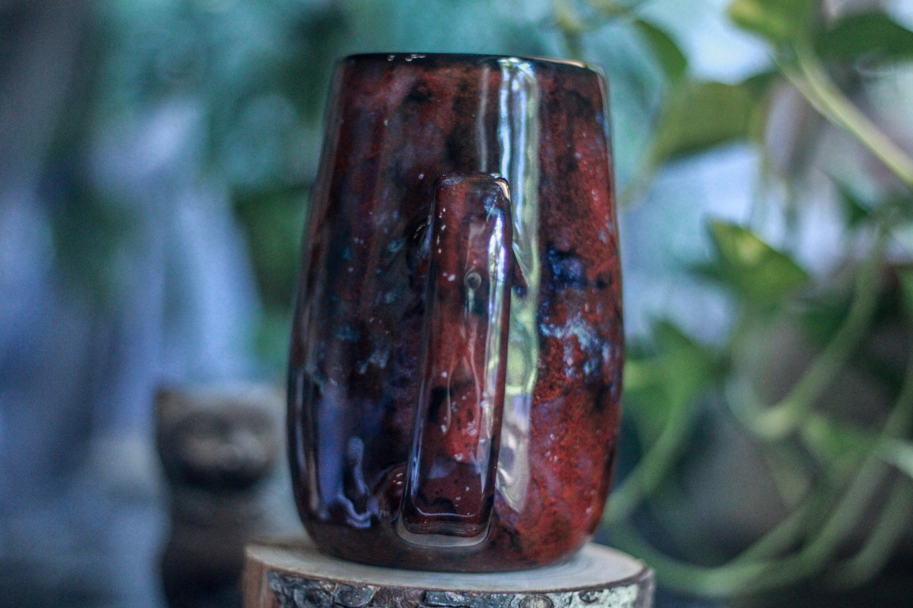 18-B Dragon's Blood Agate Mug - TOP SHELF, 25 oz.