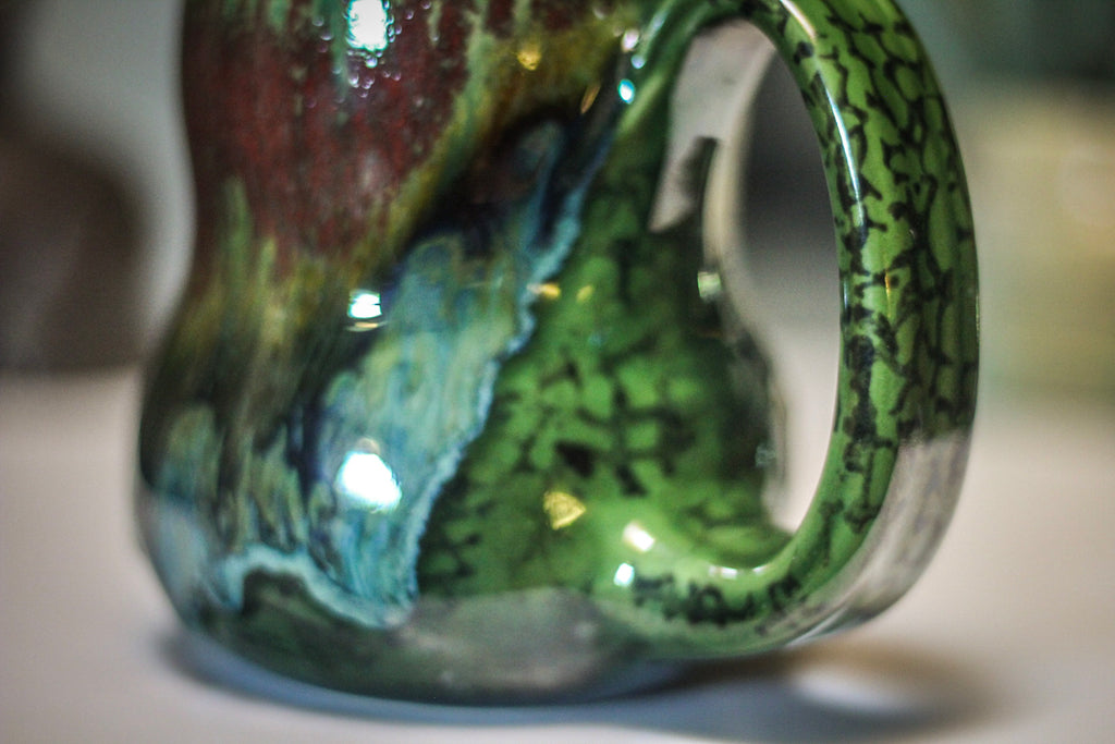 18-C Lizard King Gourd Mug - TOP SHELF, 17 oz.