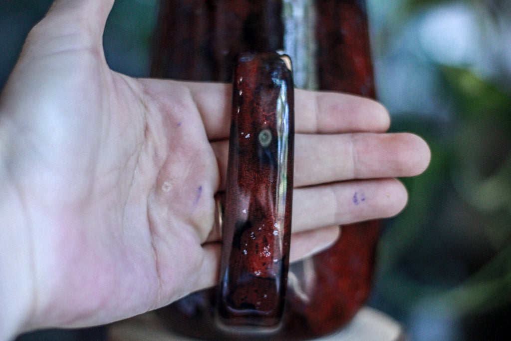 18-B Dragon's Blood Agate Mug - TOP SHELF, 25 oz.