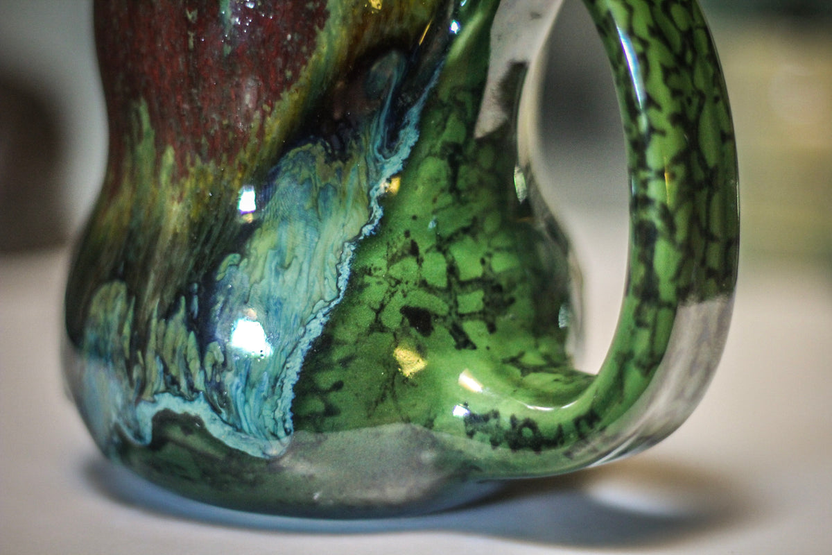 18-C Lizard King Gourd Mug - TOP SHELF, 17 oz.