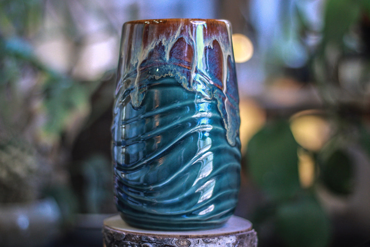 16-D New Wave Textured Mug - TOP SHELF, 23 oz.