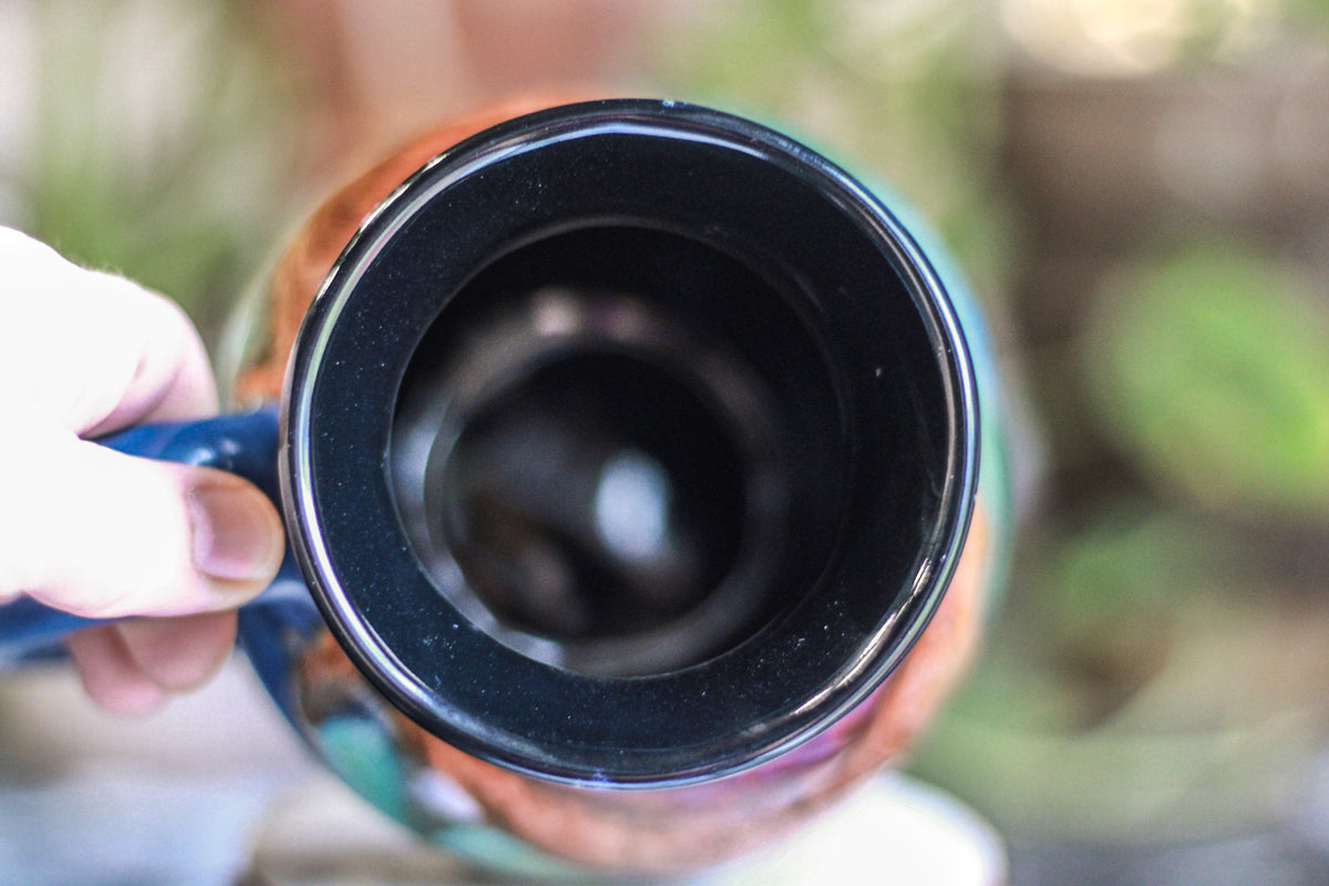 17-B Starry Night Flared Textured Mug - TOP SHELF MISFIT 21 oz.