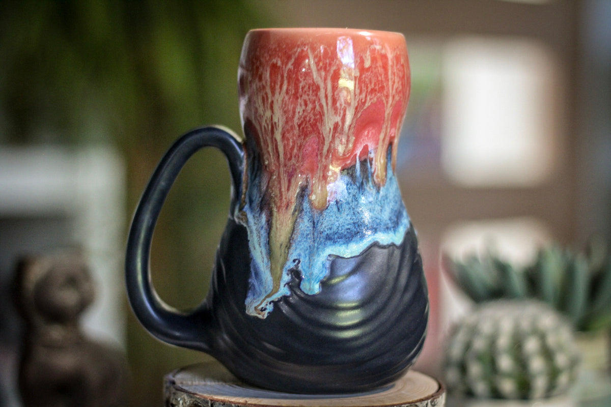 17-D PROTOTYPE Textured Gourd Mug, 20 oz.