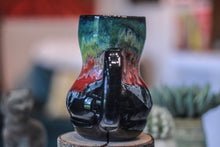 Load image into Gallery viewer, 19-B Midnight Rainbow Gourd Acorn Mug, 21 oz.