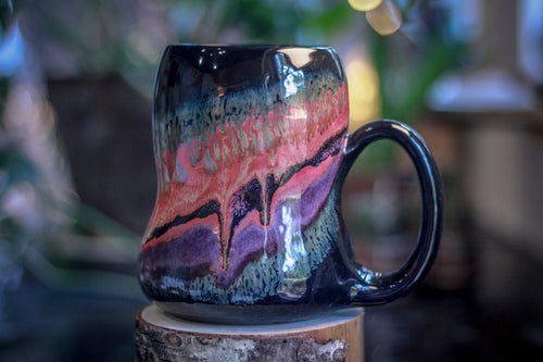 20-A Molten Strata Gourd Mug - TOP SHELF MISFIT, 26 oz.