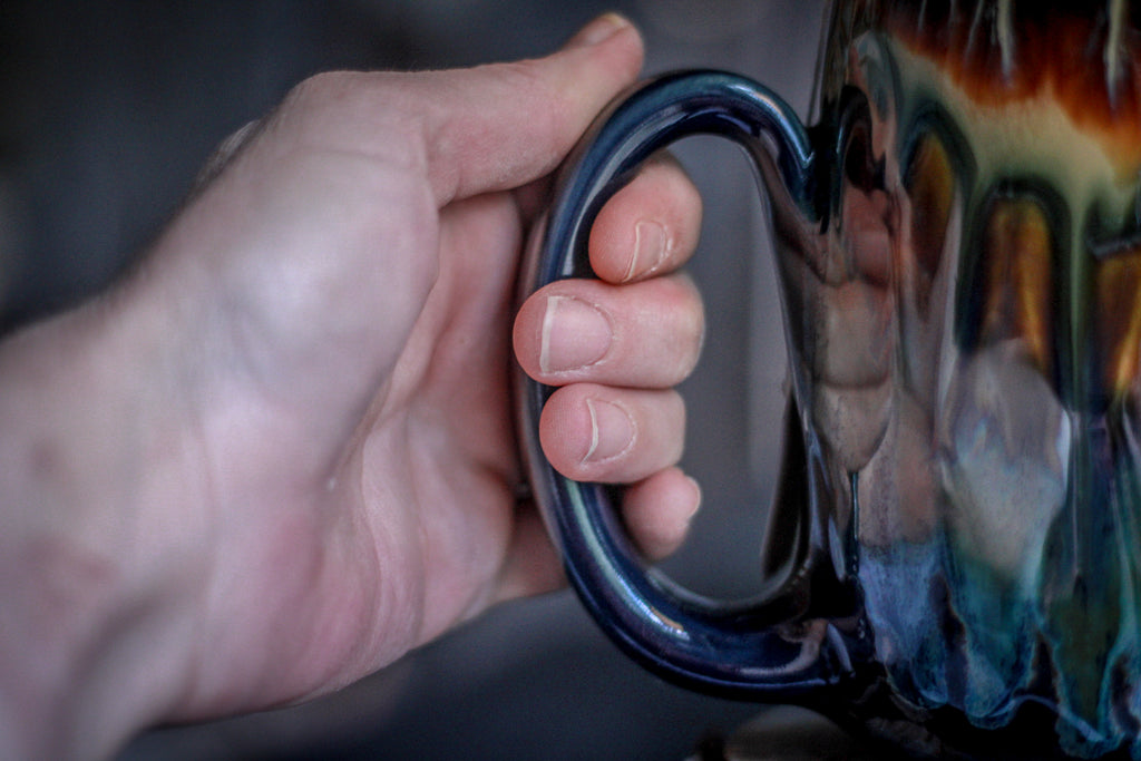 19-A New Earth Notched Crystal Mug - TOP SHELF MISFIT, 26 oz.