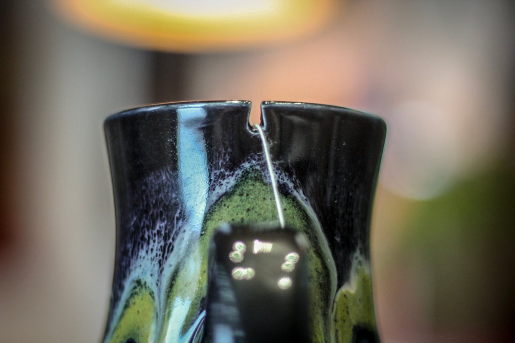 18-E Mossy Grotto Flared Acorn Notched Mug, 18 oz.