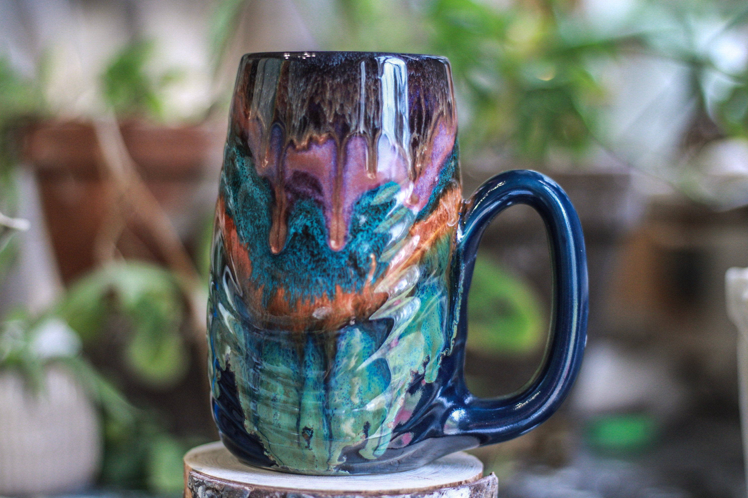 07-B Violet Twilight Mug - MINOR MISFIT, 25 oz. - 10% off – Sublime Pottery