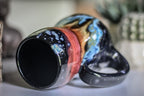 19-B Starry Starry Night Textured Gourd Mug, 20 oz.