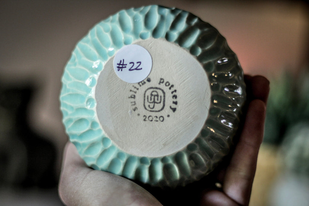 22-E PROTOTYPE  Barely Flared Textured Cup - MISFIT, 14 oz. - 10% off