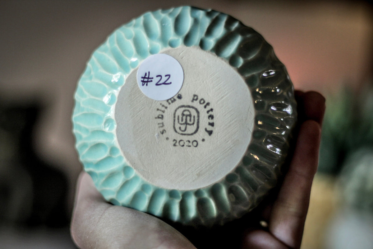 22-E PROTOTYPE  Barely Flared Textured Cup - MISFIT, 14 oz. - 10% off