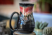 Load image into Gallery viewer, 18-B Molten Strata Variation Barely Flared Textured Mug - TOP SHELF, 21 oz.