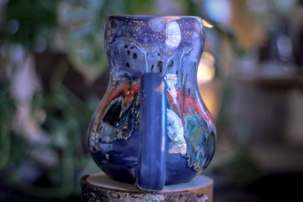 19-A Rocky Mountain Twilight Gourd Mug, 26 oz.