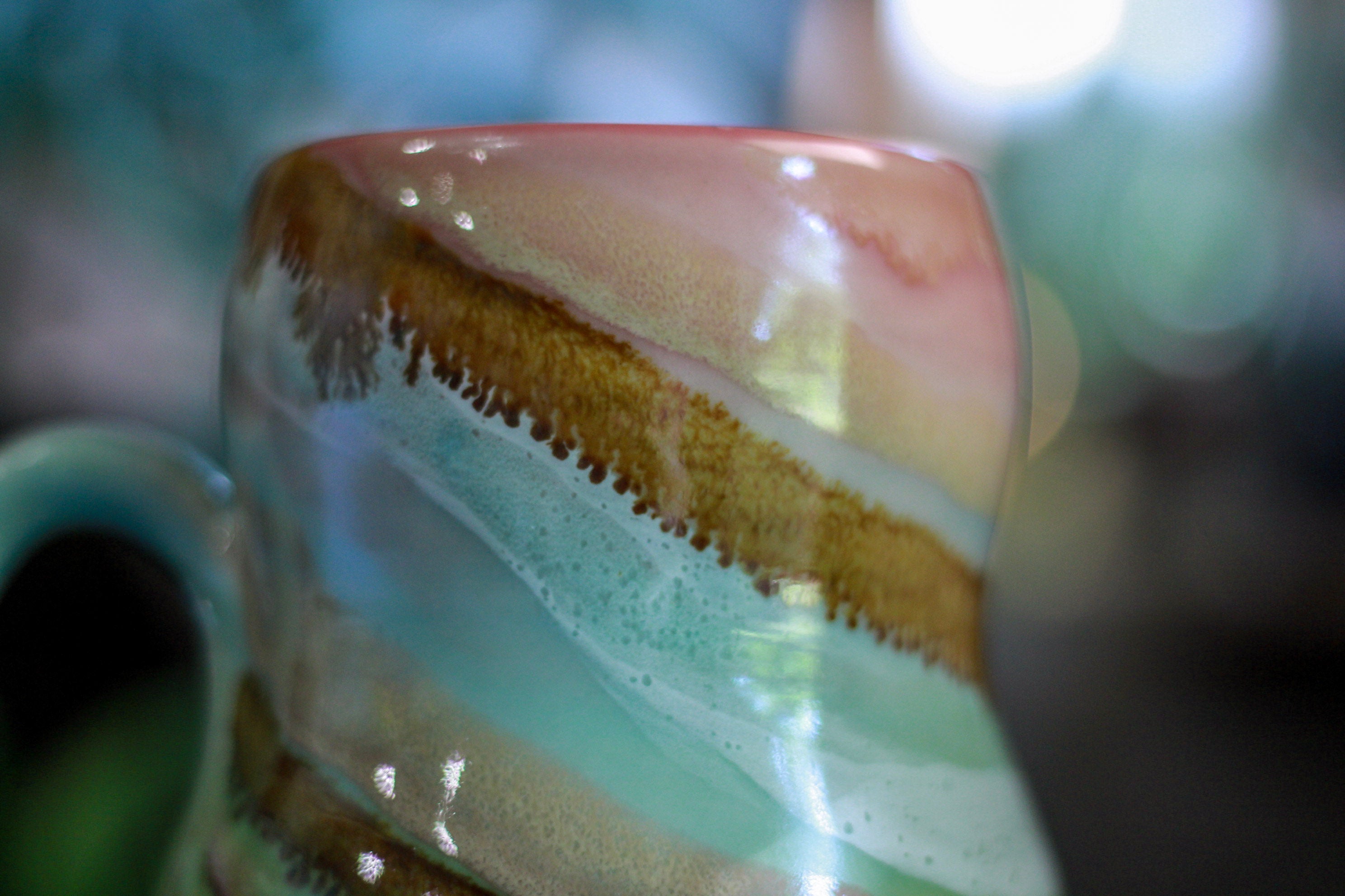 02-C Rainbow PROTOTYPE Gourd Mug, 23 oz.