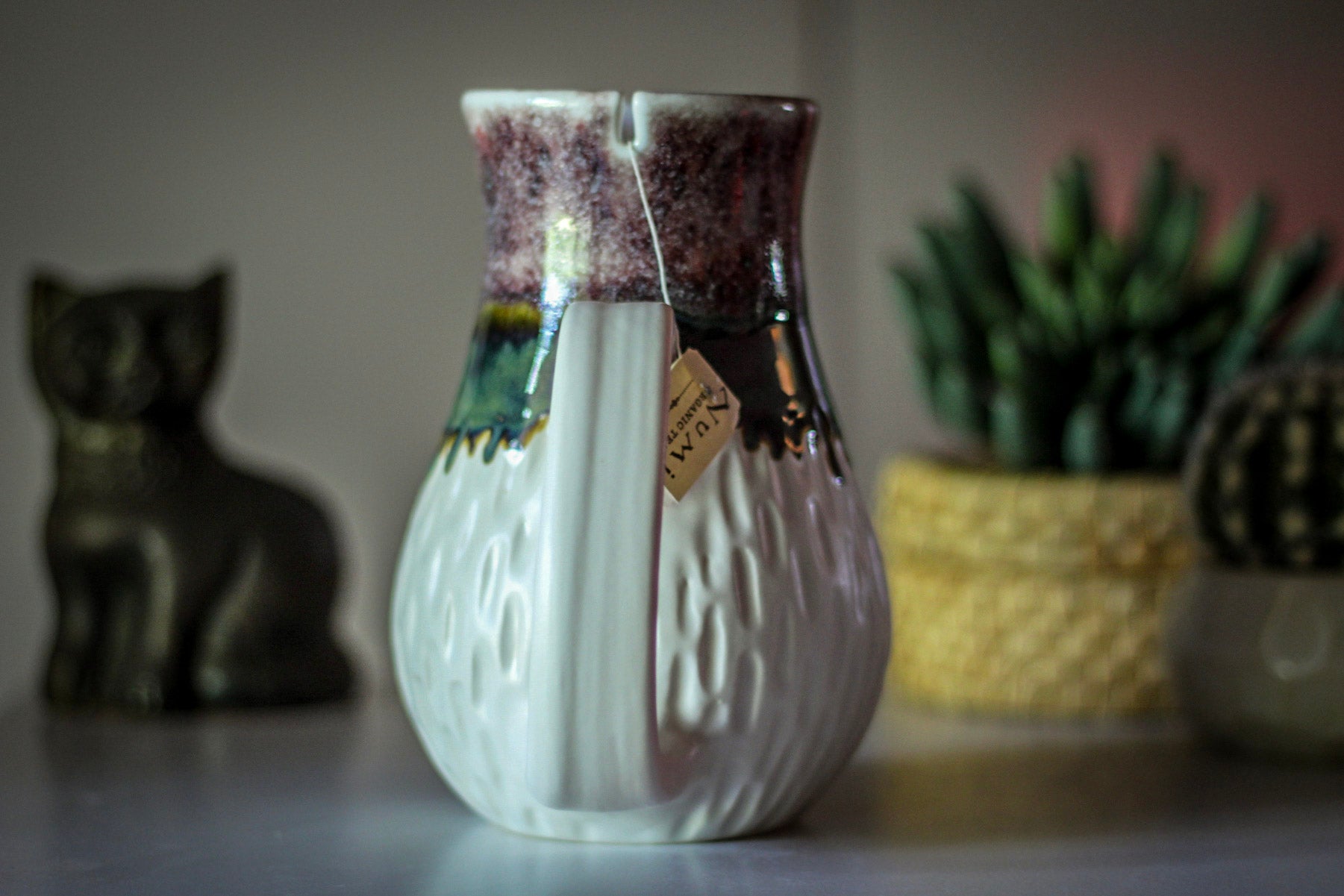 03-C PROTOTYPE Barely Flared Notched Textured Mug, 26 oz.