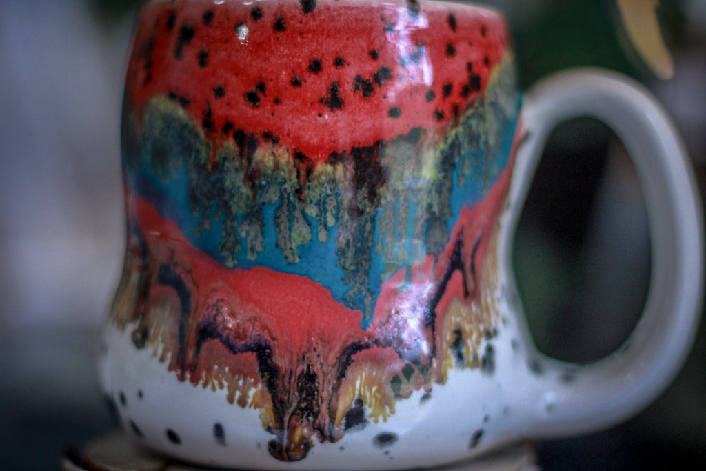 02-A Desert Rainbow Variation Gourd Mug, 20 oz.