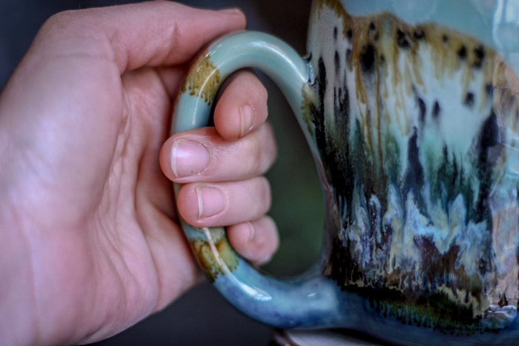 02-A Yellowstone Notched Mug, 21 oz.