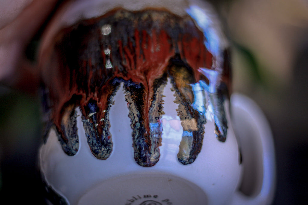 02-B Fire & Ice Gourd Mug, 21 oz.