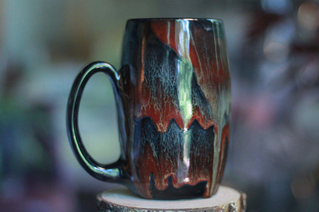 19-E Scarlet Grotto Stein Mug, 20 oz.