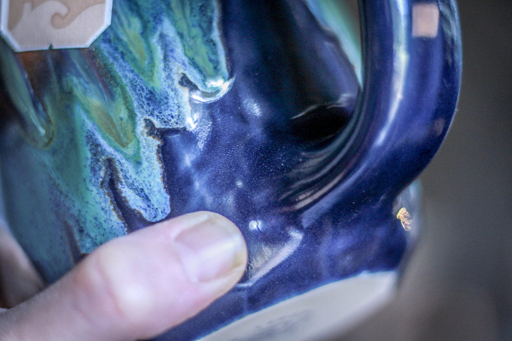 19-A New Earth Notched Crystal Mug - TOP SHELF MISFIT, 26 oz.