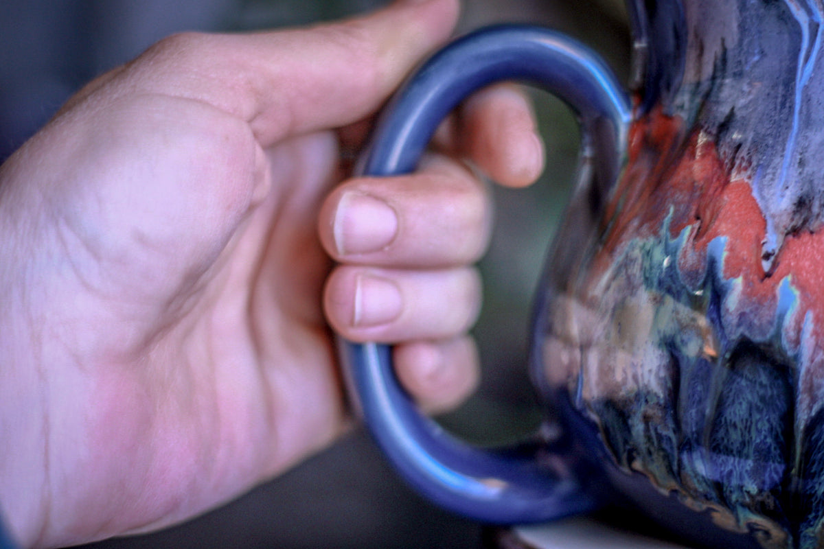 19-A Rocky Mountain Twilight Gourd Mug, 26 oz.