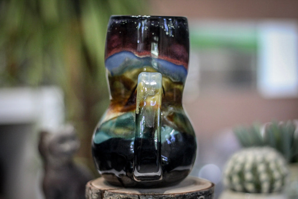 19-B Alpine Dusk PROTOTYPE Gourd Mug, 24 oz.