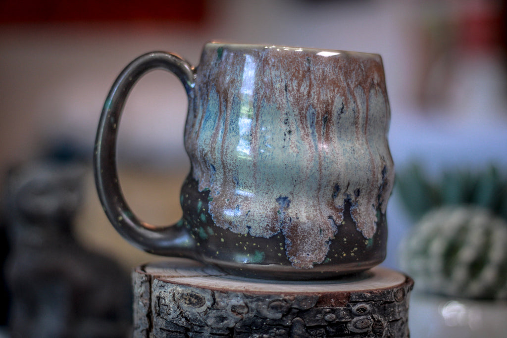 19-E Smokey Mist Swirly Mug, 15 oz.