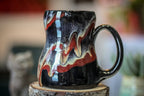 19-E Scarlet Grotto Gourd Mug, 15 oz.