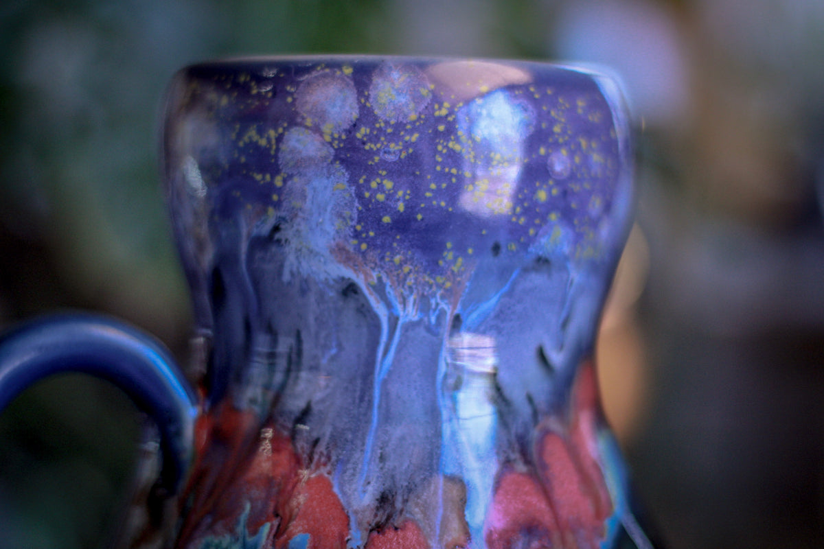 19-A Rocky Mountain Twilight Gourd Mug, 26 oz.
