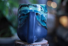 Load image into Gallery viewer, 19-A Blue Stone PROTOTYPE Gourd Mug, 23 oz.