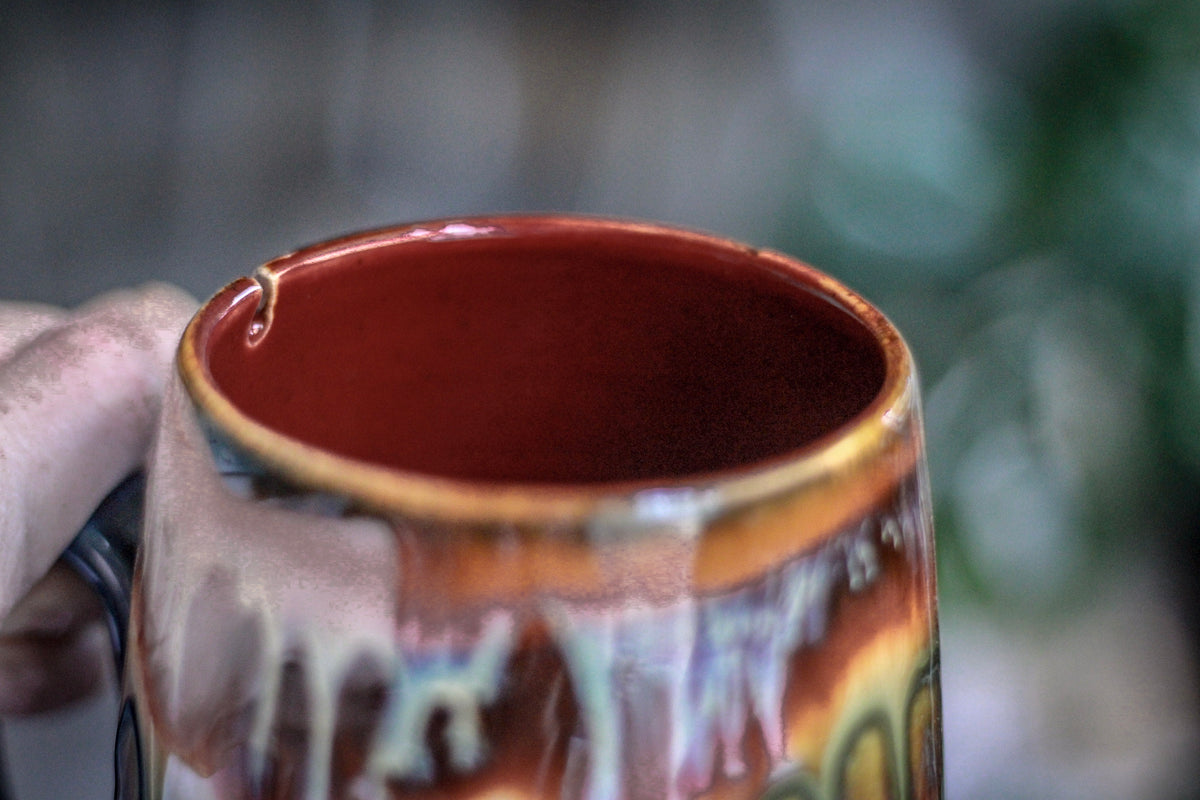 19-A New Earth Notched Crystal Mug - TOP SHELF MISFIT, 26 oz.