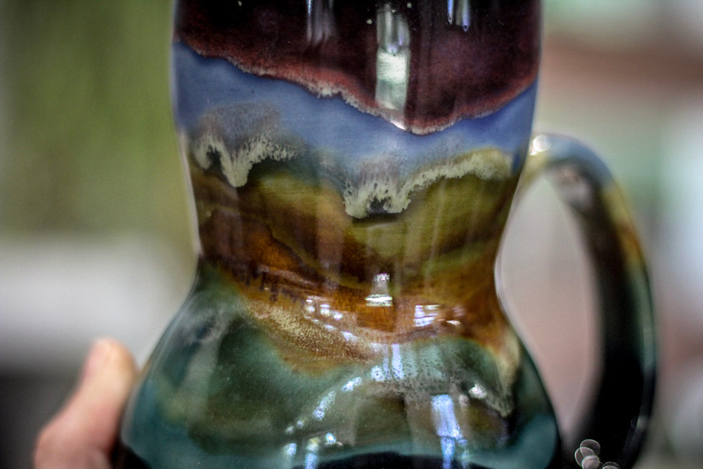 19-B Alpine Dusk PROTOTYPE Gourd Mug, 24 oz.