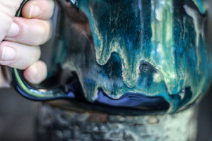 20-E Turquoise Grotto Squat Gourd Mug - MISFIT, 19 oz. - 10% off