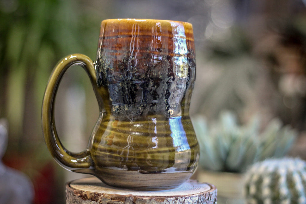 18-F Irish Moss Textured Gourd Mug - MINOR MISFIT, 18 oz. - 10% off
