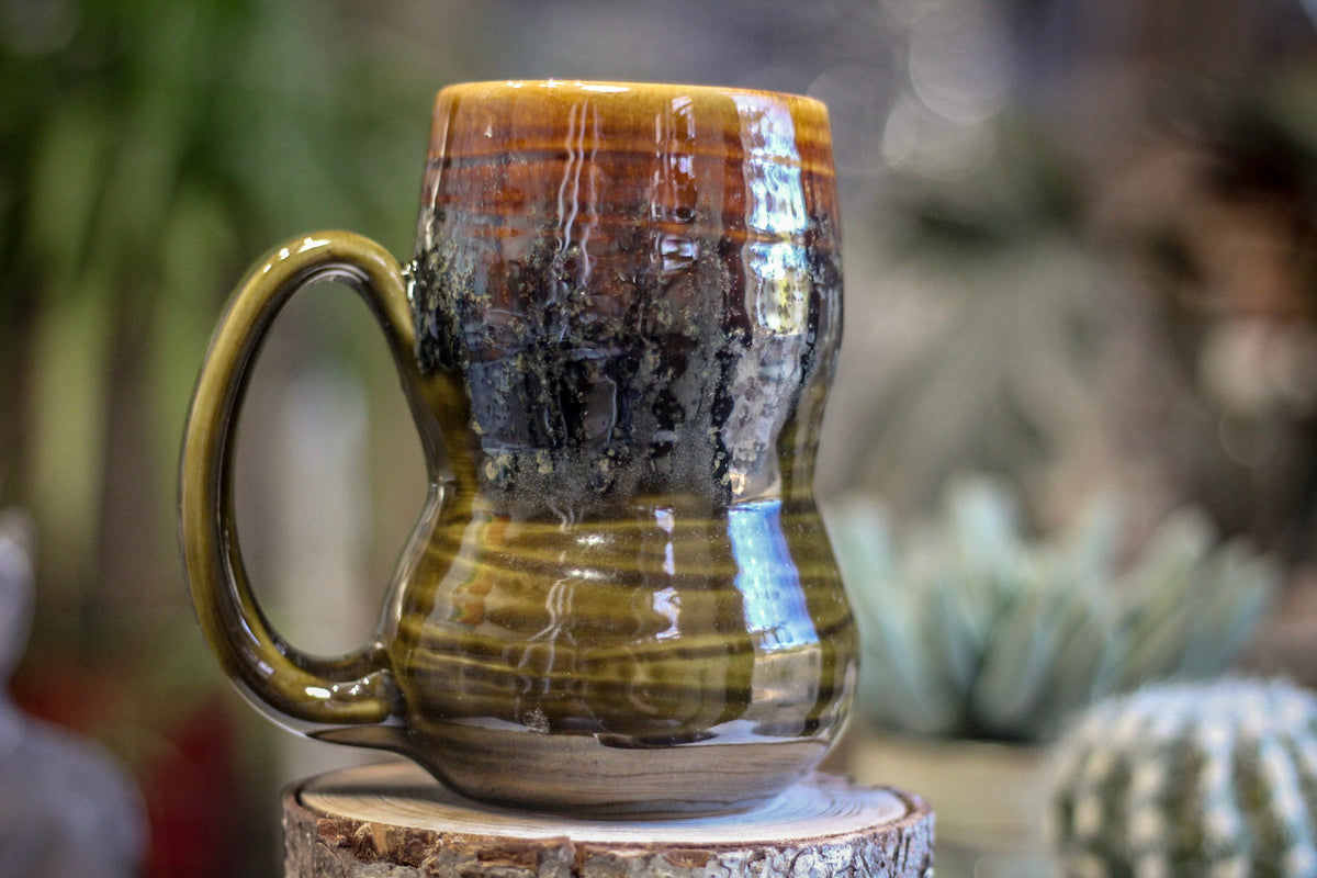 18-F Irish Moss Textured Gourd Mug - MINOR MISFIT, 18 oz. - 10% off