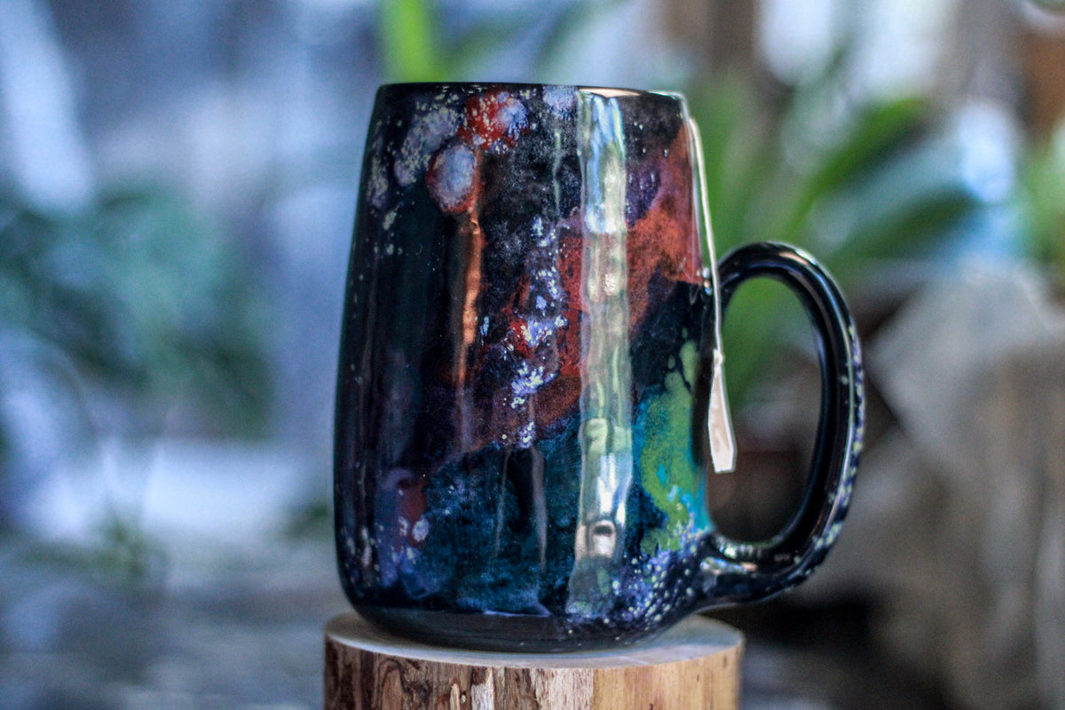 22-A  Rainbow Stellar Notched Mug - TOP SHELF, 27 oz.