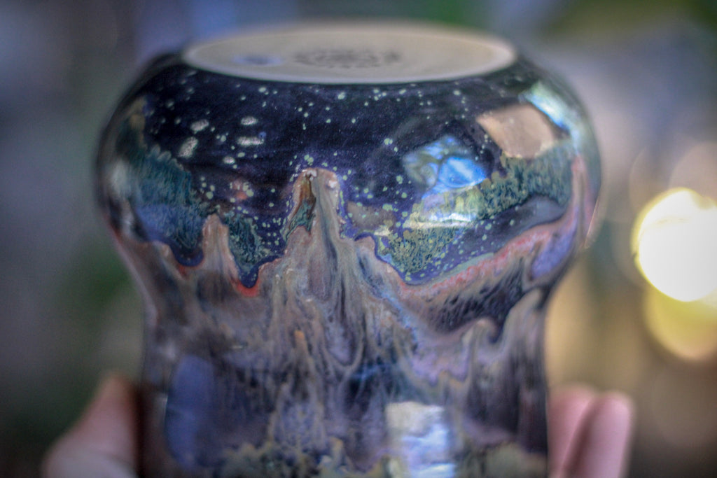 19-B Cosmic Grotto Gourd Mug, 24 oz.