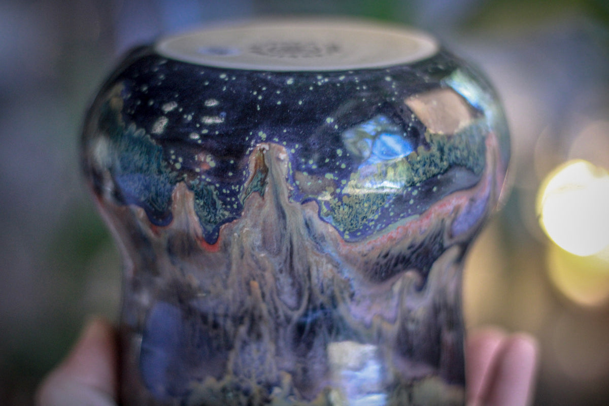 19-B Cosmic Grotto Gourd Mug, 24 oz.